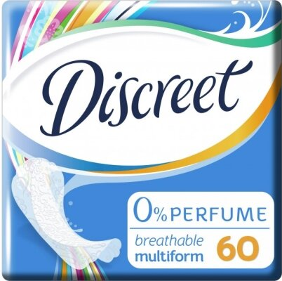 Прокладки щоденні Discreet Air Multiform, 60 штук