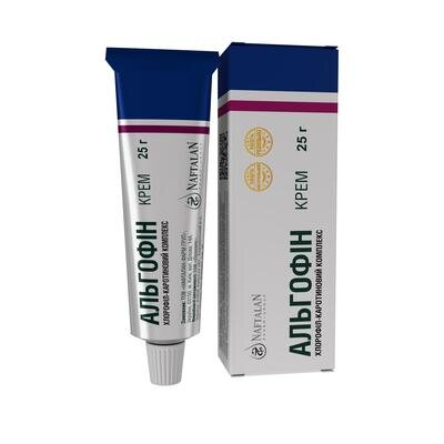 Альгофін крем Naftalan Pharm Group по 25 г у тубах
