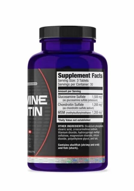 Комплекс для суглобів Ultimate Nutrition Glucosamine & Chondroitin & MSM, 90 таблеток