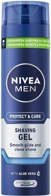 Гель для гоління Nivea Men Protect & Care Захист та догляд (81760), 200 мл