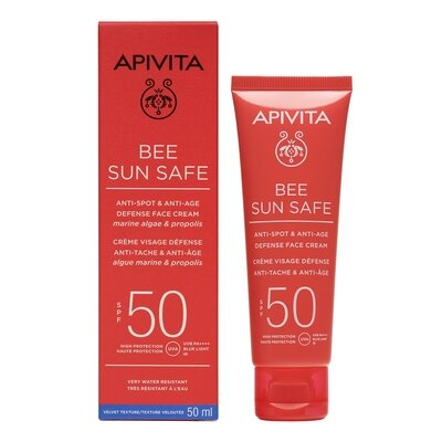 Крем для обличчя Apivita Bee Sun Safe SPF50 проти пігментації, 50 мл