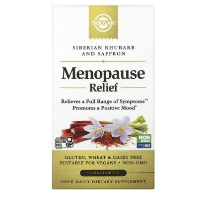 Полегшення менопаузи Solgar Menopause Relief міні таблетки №30