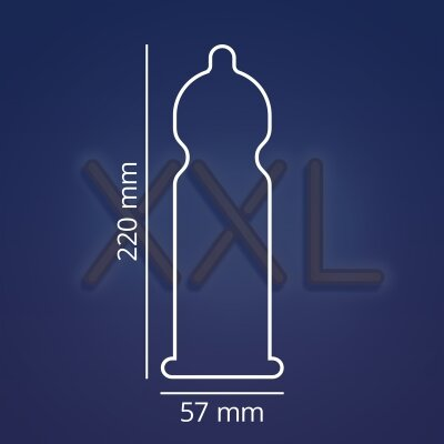 Презервативи латексні Contex Extra Large XXL збільшеного розміру, 12 штук