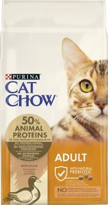 Корм сухий для кішок Purina Cat Chow Adult з качкою, 15 кг