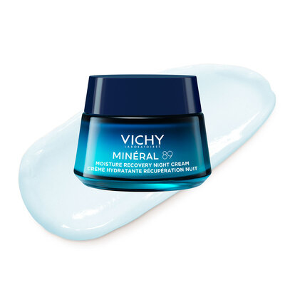 Крем для обличчя Vichy Mineral 89 нічний, відновлювальний, зволожувальний для всіх типів шкіри з чистим мелатоніном, 50 мл