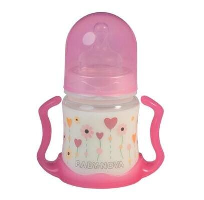 Пляшечка Baby-Nova 45003-1 пластикова з декором, 150 мл