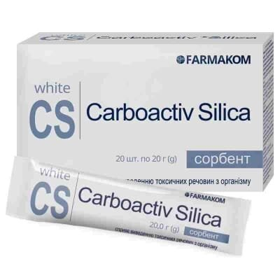 Карбоактив Silica гель по 20 г №20 в саше