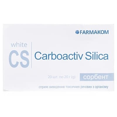 Карбоактив Silica гель по 20 г №20 в саше