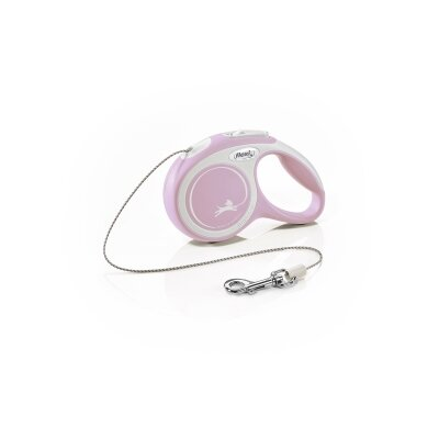 Повідець-рулетка Flexi New Comfort XS трос 3m/8кг бузковий 42700
