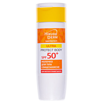 Молочко сонцезахисне Hirudo Derm Sun Protect Ultra Protect Body, для тіла, SPF 50+, 150 мл