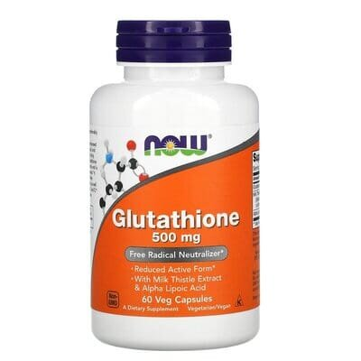 Глутатіон NOW Glutathione 500 мг вег. капсули №60