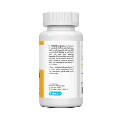 Вітамін Д3 VPLab UltraVit Vitamin D3 2000 капсули №180