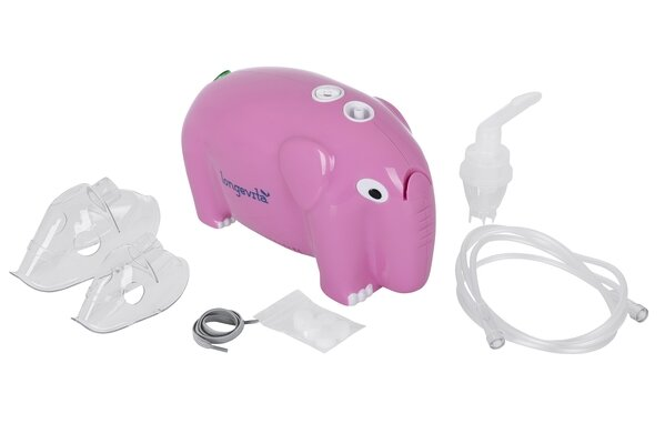 Інгалятор Longevita CNB69012 Pink компресорний