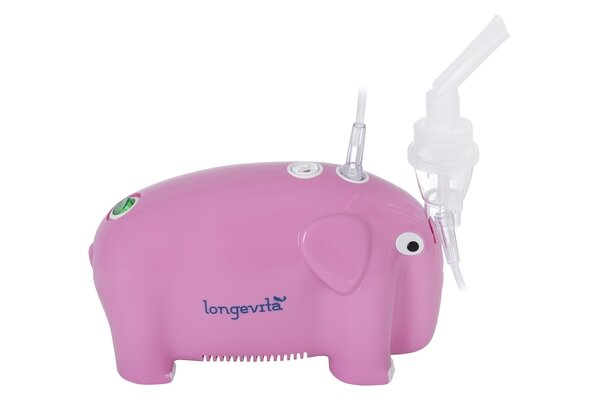 Інгалятор Longevita CNB69012 Pink компресорний