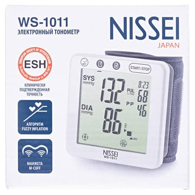 Тонометр Nissei WS-1011 автоматичний на зап'ястя