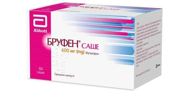 Бруфен саше гранули шип. по 600 мг №30 у саше