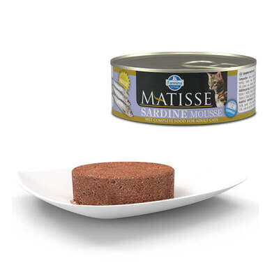 Корм вологий Farmina Matisse Cat Mousse Sardine Консервований мус з сардиною для котів, 85 г