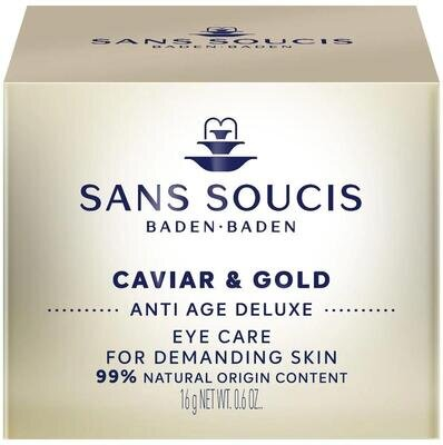 Крем для шкіри навколо очей Sans Soucis Caviar & Gold антивіковий, 15 мл