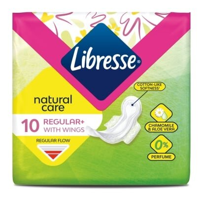 Прокладки гігієнічні Libresse Natural Care Ultra Normal, 10 шт