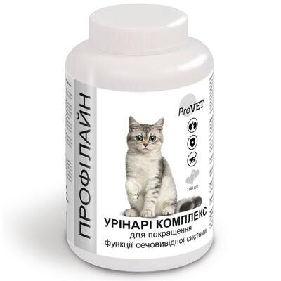 Урінарі Комплекс ProVET Profiline для покращення функції сечовивідної системи котів, 180 таблеток
