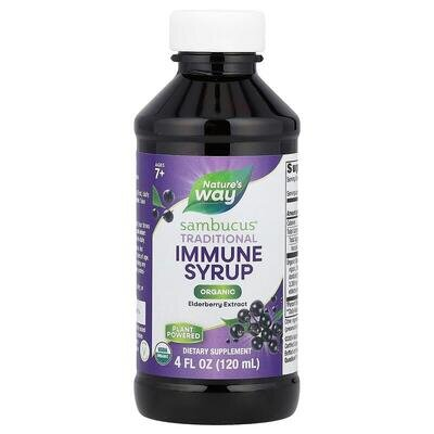 Сироп чорна бузина Nature's Way Organic Sambucus Original, 120 мл