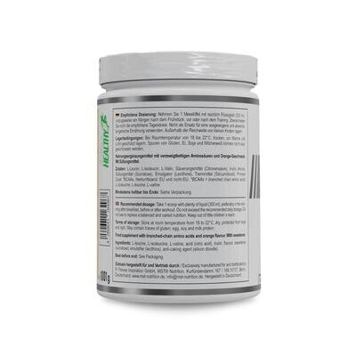 Комплекс амінокислот MST Nutrition Healthy BCAA Instant зі смаком апельсина, 1000 г