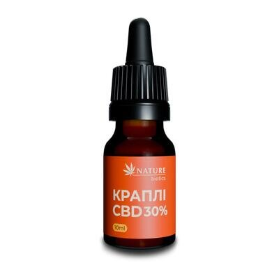 Краплі CBD 30% Nature Biotics по 10 мл у флаконі