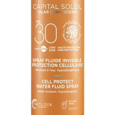 Спрей-флюїд Vichy Capital Soleil сонцезахисний водостійкий для тіла SPF 30, 200 мл