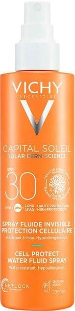 Спрей-флюїд Vichy Capital Soleil сонцезахисний водостійкий для тіла SPF 30, 200 мл