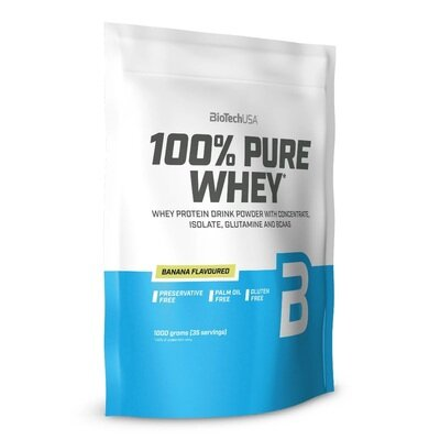 Протеїн Biotech 100% Pure Whey banana, 1 кг