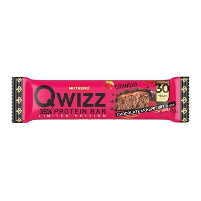Батончик протеїновий Nutrend Qwizz Protein Bar 35% шоколад-малина, 60 г