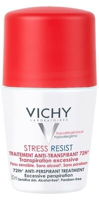 Дезодорант-антиперспірант кульковий Vichy 72h Stress Resist інтенсивний, 50 мл