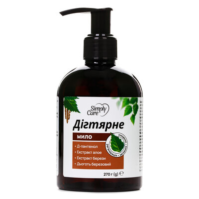 Мило рідке Simply Care Дігтярне, 270 г