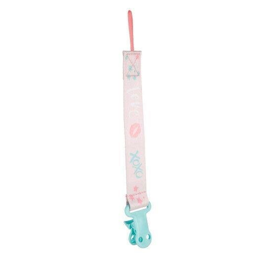 Ланцюжок для пустушки Canpol babies Exotic Animals, рожевий, 51/023_pin
