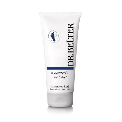 Бальзам Dr.Belter Samtea medi-feet SensitiveSilver м'який живильний для чутливої шкіри ніг та діабетичної стопи, 100 мл