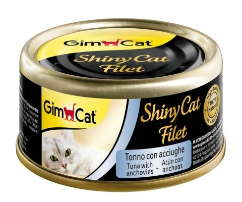 Корм вологий для кішок GimCat Shiny Cat Superfood з тунцем та гарбузом, 70 г