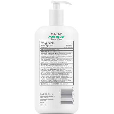 Крем-гель Cetaphil Acne Relief Body Wash Проти висипань на тілі, 591 мл