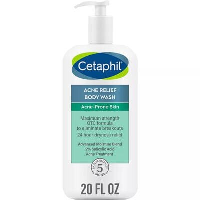 Крем-гель Cetaphil Acne Relief Body Wash Проти висипань на тілі, 591 мл