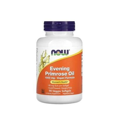 Примули Вечірньої олія NOW Evening Primrose Oil 1000 мг вег. капсули №90
