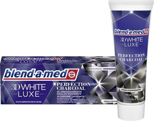Зубна паста Blend-a-med 3D White Luxe Досконалість вугілля, 75 мл