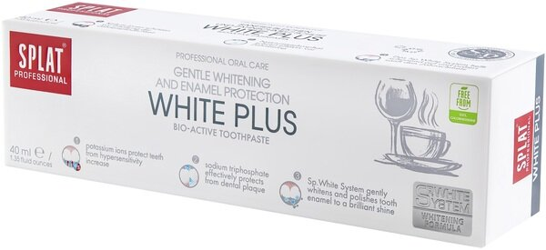 Зубна паста Splat Professional White plus Відбілювання плюс Compact, 40 мл