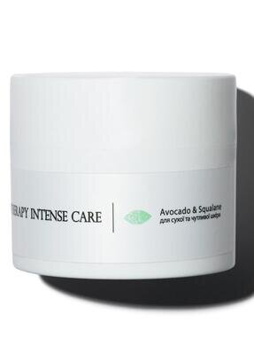 Крем для обличчя Hillary Corneotherapy Intense Care Avocado & Squalane для сухої та чутливої шкіри, 50 мл