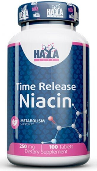 Ніацин Haya Labs Niacin (Time Release) таблетки по 250 мг №100