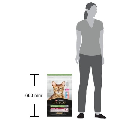 Корм сухий для стерилізованих кішок і котів Purina Pro Plan Sterilised Adult 1+ з тріскою та фореллю, 10 кг
