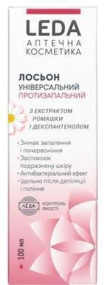 Лосьон Leda протизапальний універсальний з екстрактом ромашки, 100 мл