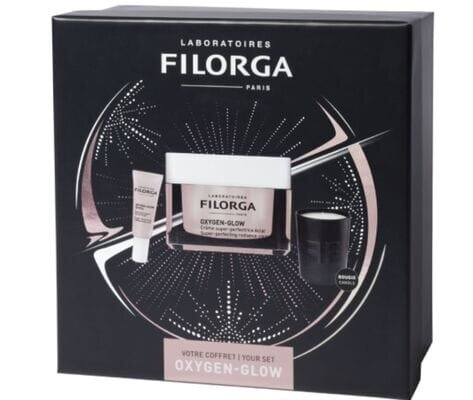 Набір Filorga Oxygen-Glow для сяйва шкіри (Крем-бустер 50 мл + Крем-бустер для контуру очей 4 мл + свічка 1шт)