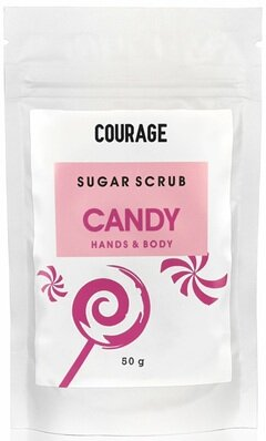 Скраб для тіла Courage цукровий mini цукерка, 50 г