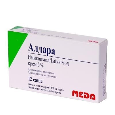 Алдара крем 5 % по 250 мг №12 у саше