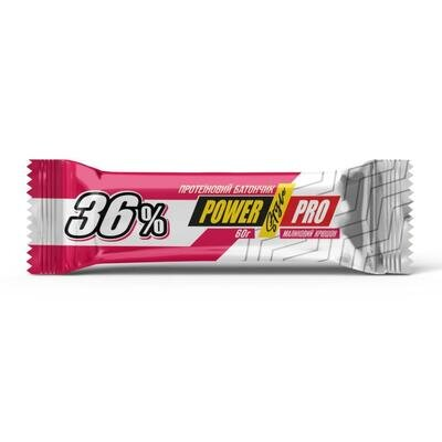 Батончик протеїновий Power Pro 36% малиновий крюшон, 60 г