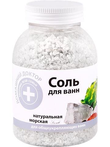 Сіль для ванн Домашній доктор Морська натуральна, 1000 г